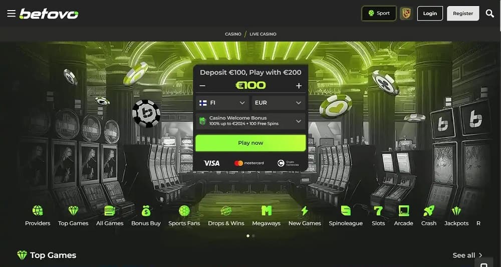 Betovo Casino screenshot
